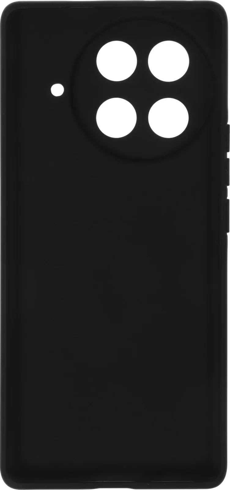 Чехол клип-кейс BoraSCO для Tecno Camon 30S Pro Silicone Case черный 73814 - фото 2