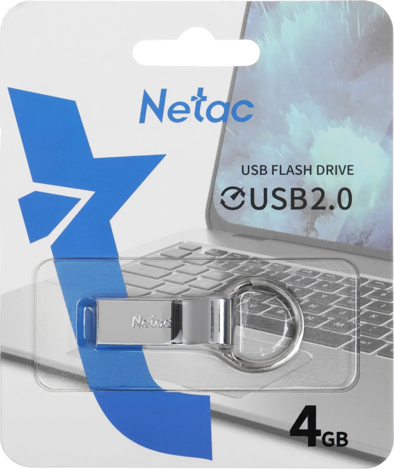 Флеш Диск Netac 4GB U275 NT03U275N-004G-20SL USB2.0 серебристый, 4 ГБ - фото 6