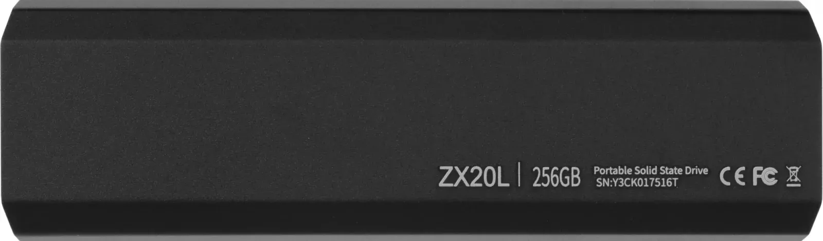 Накопитель SSD Netac USB-C 256GB NT01ZX20L-256G-32BK ZX20L черный - фото 2