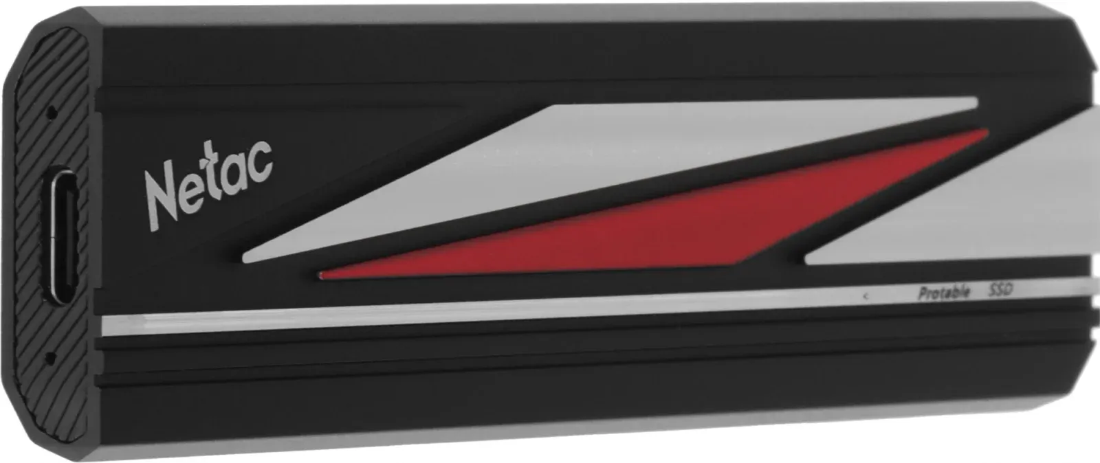Накопитель SSD Netac USB-C 256GB NT01ZX20L-256G-32BK ZX20L черный - фото 4