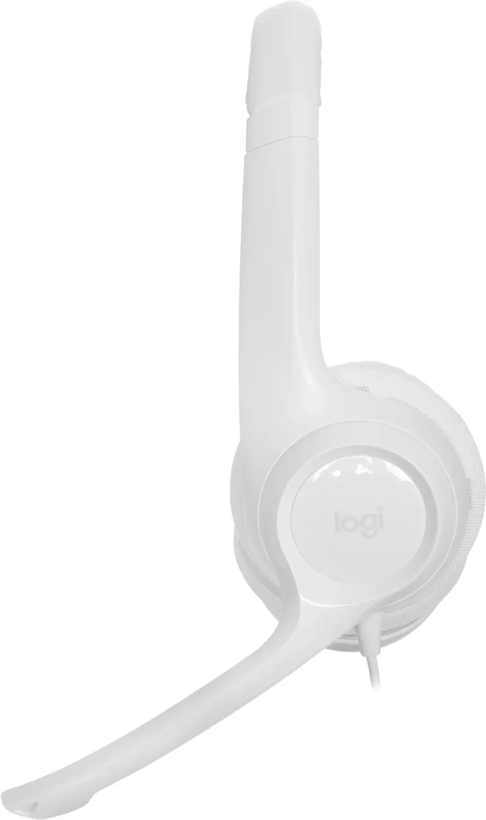 Наушники с микрофоном Logitech H390 белый 1.9м накладные USB оголовье 981-001288 - фото 7