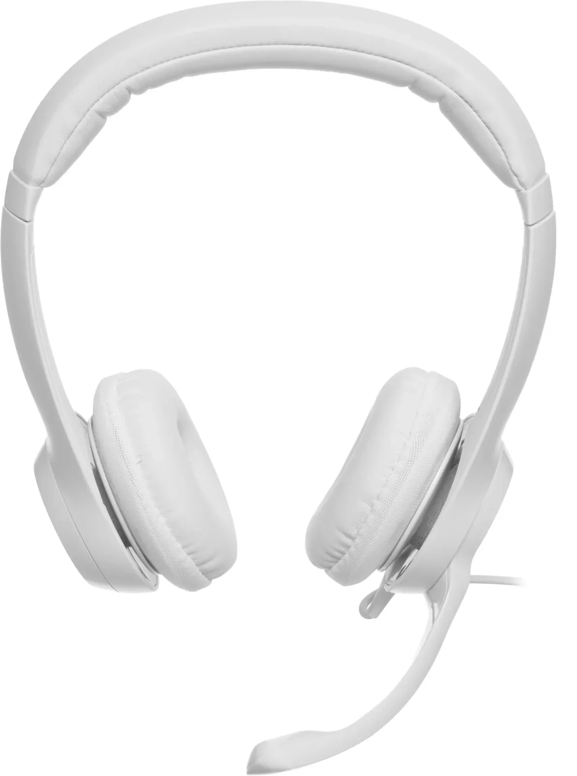 Наушники с микрофоном Logitech H390 белый 1.9м накладные USB оголовье 981-001288 - фото 8