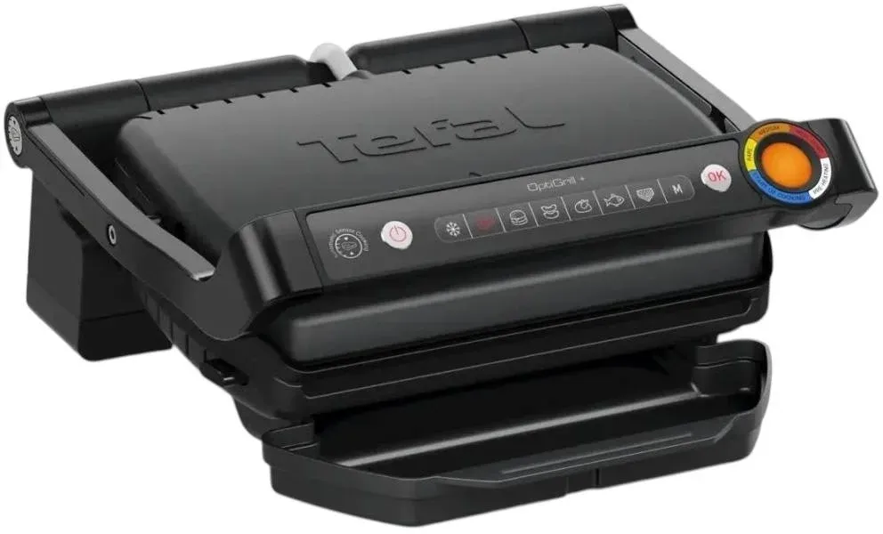 Электрогриль Tefal Optigrill+ GC717810 2000Вт черный/серый - фото 1