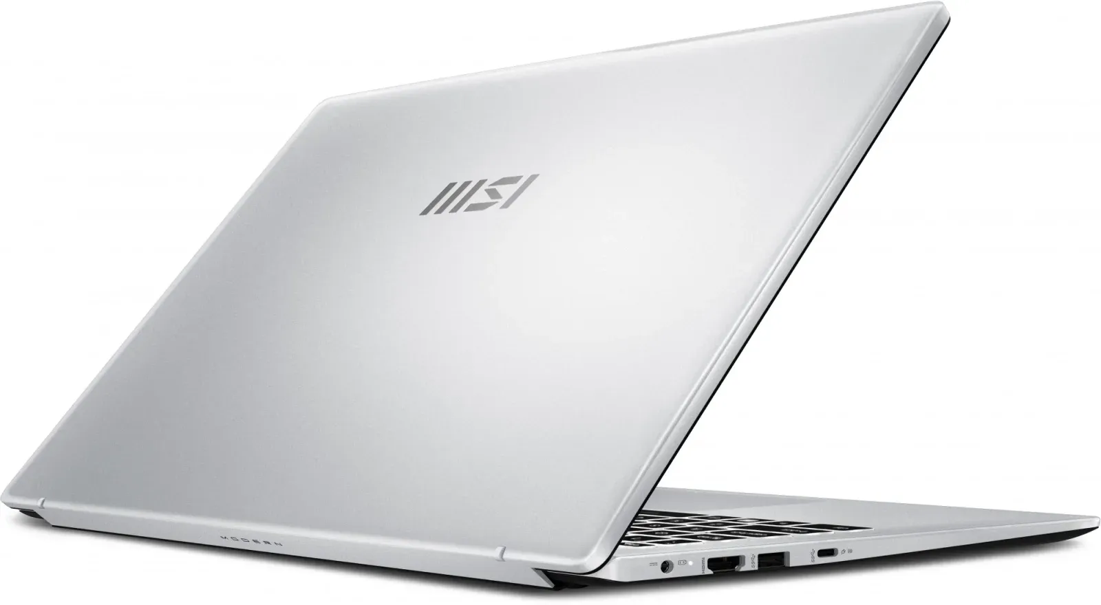 Ноутбук MSI Modern 15 F13MG-201XRU Core i5 1335U 16Gb SSD512Gb Intel Iris Xe graphics 15.6 IPS FHD 1920x1080 FreeDOS silver WiFi BT Cam 9S7-15S122-201 - фото 5