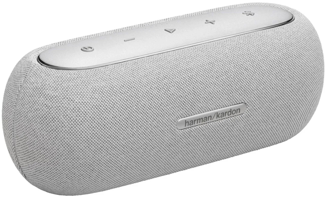 Колонка порт. Harman Kardon Luna Google Assistant Amazon Alexa серый 40W 1.0 BT/Wi-Fi 4800mAh HKLUNAGRYEU - фото 2