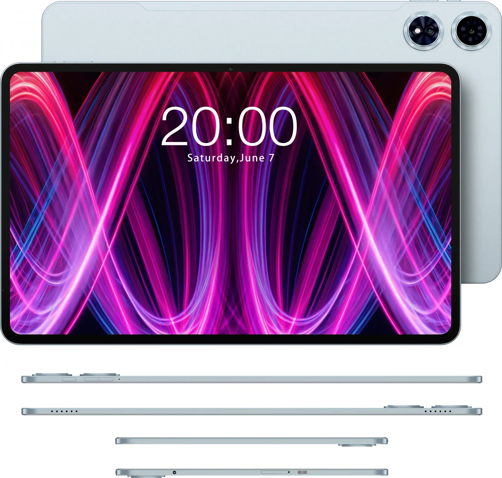 Планшет Teclast T60Plus G88 2.0 8C RAM6Gb ROM128Gb 11.97 IPS 2000x1200 4G Android 14 серый 13Mpix 5Mpix BT WiFi microSD 1Tb 8000mAh - фото 3