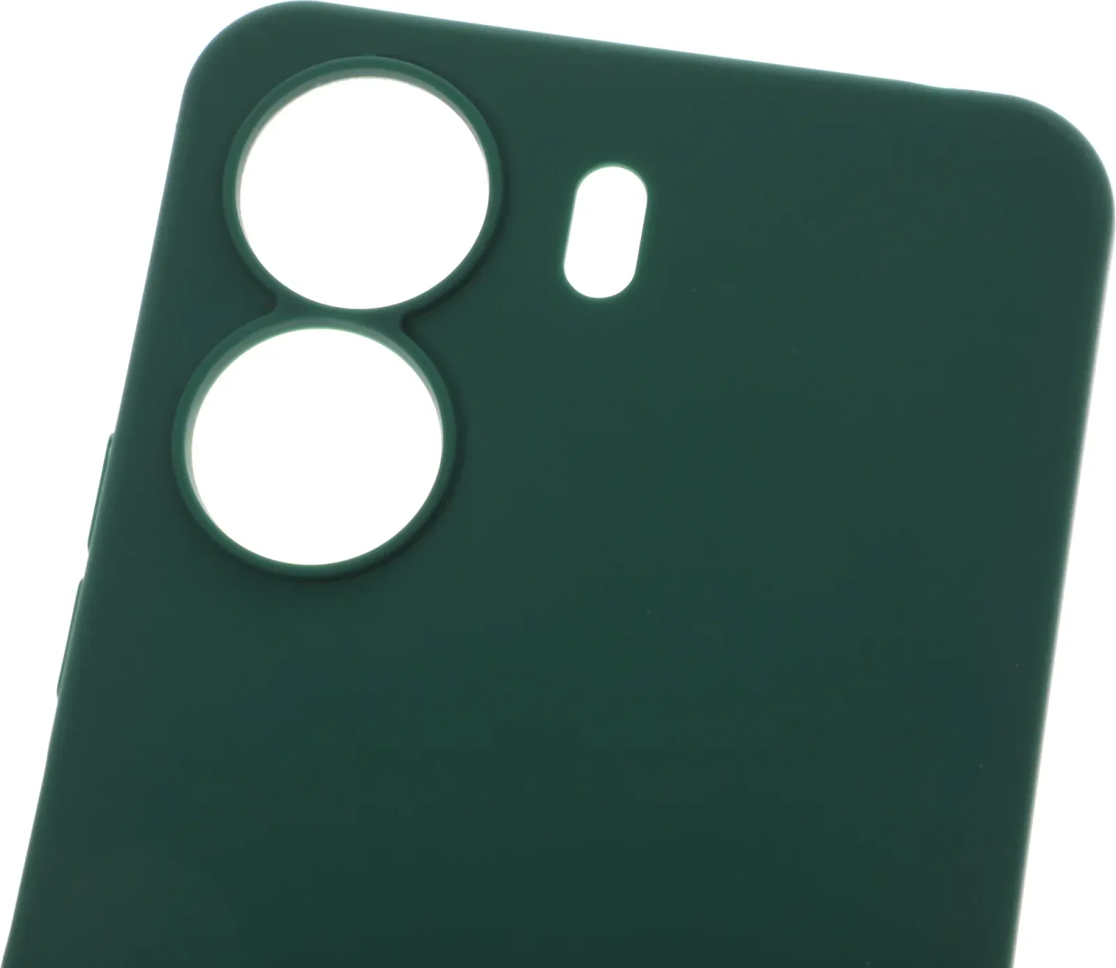 Чехол клип-кейс BoraSCO для Xiaomi Redmi 13C Silicone Case зеленый опал 73541 - фото 2