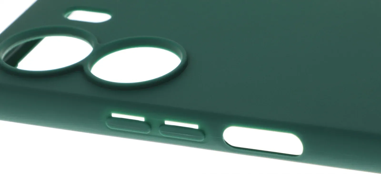 Чехол клип-кейс BoraSCO для Xiaomi Redmi 13C Silicone Case зеленый опал 73541 - фото 3