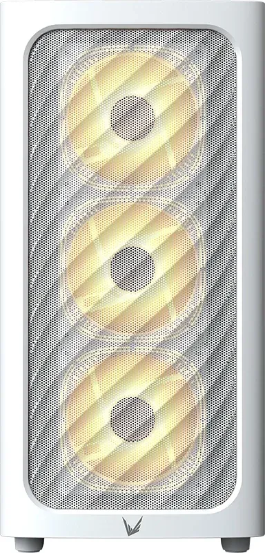 Корпус Formula Air Mesh G3 белый без БП mATX 7x120mm 5x140mm 2xUSB2.0 1xUSB3.0 audio bott PSU - фото 3