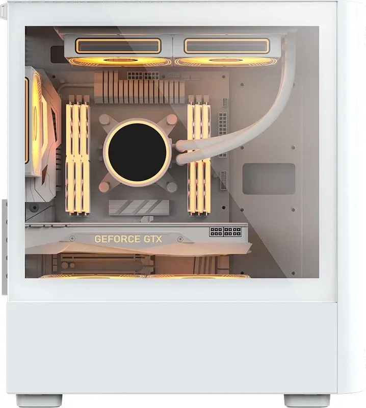 Корпус Formula Air Mesh G3 белый без БП mATX 7x120mm 5x140mm 2xUSB2.0 1xUSB3.0 audio bott PSU - фото 4