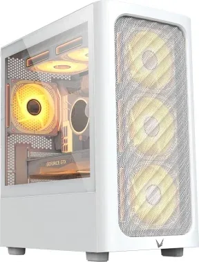 Корпус Formula Air Mesh G3 белый без БП mATX 7x120mm 5x140mm 2xUSB2.0 1xUSB3.0 audio bott PSU - фото 6