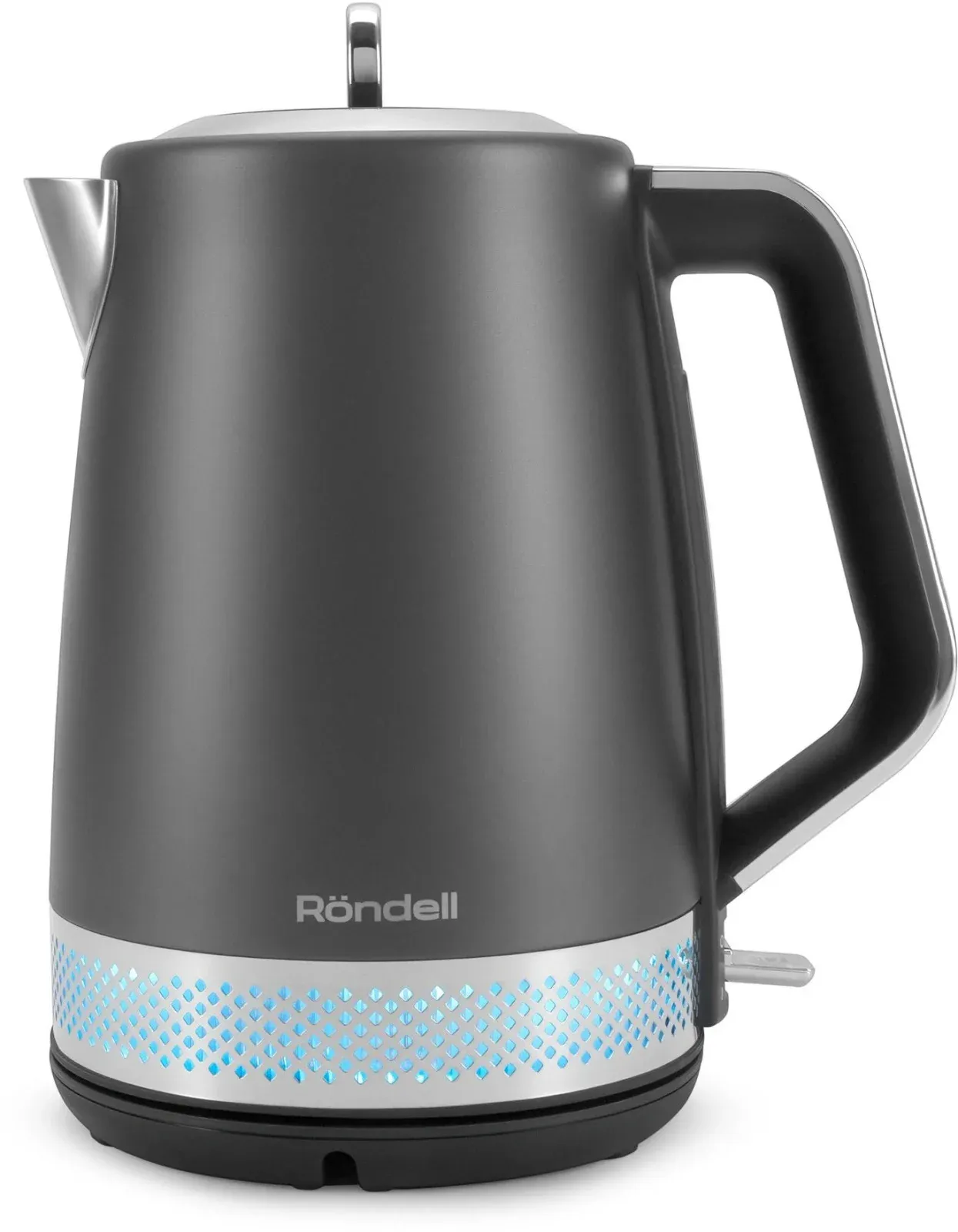 Чайник электрический Rondell RDE-WK880 1.7л. 2200Вт титан/серебристый корпус: серый - фото 2