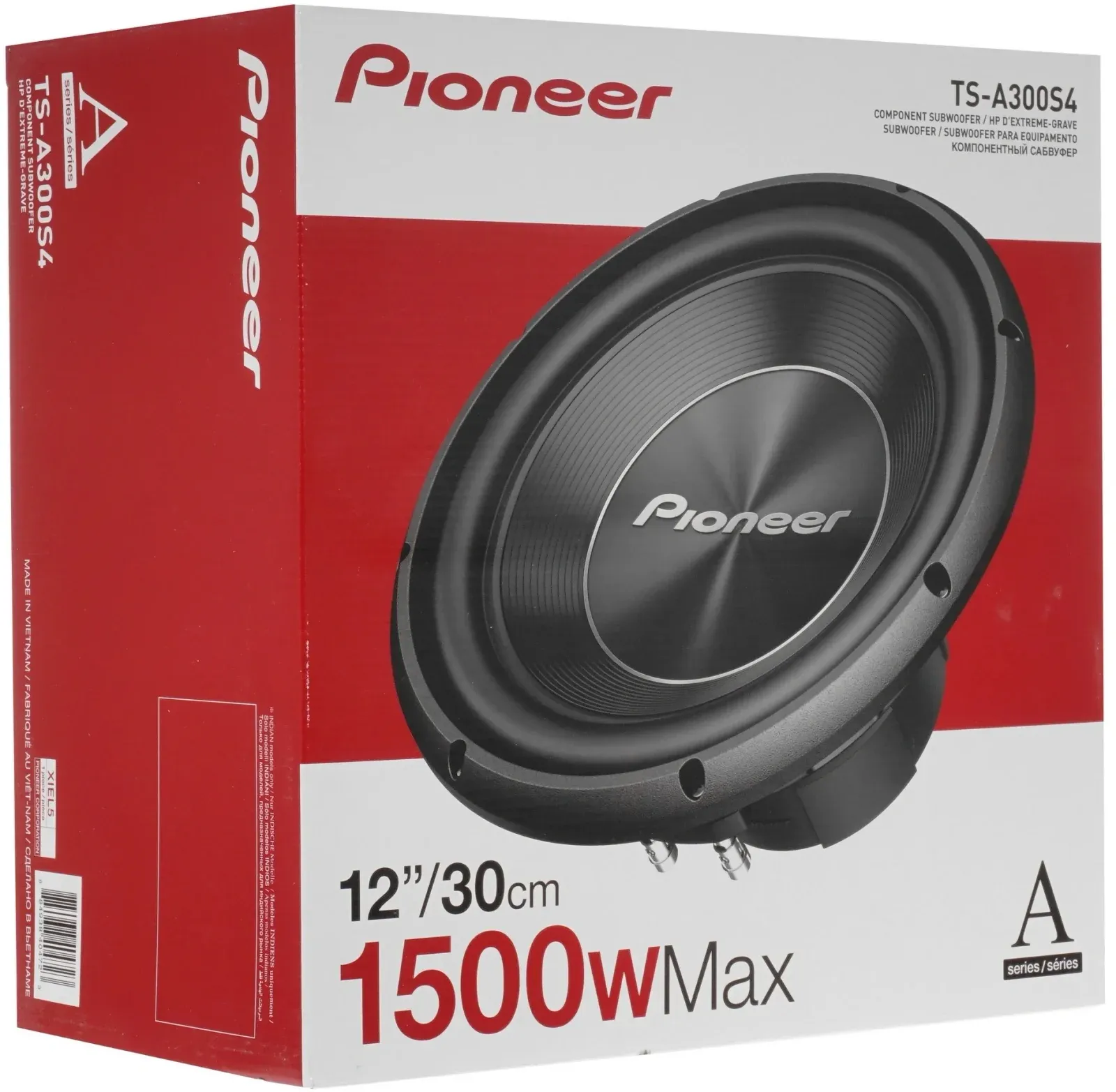 Сабвуфер автомобильный Pioneer TS-A300S4 500Вт пассивный 30см/12 - фото 8