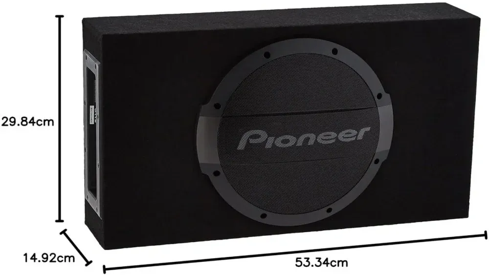 Сабвуфер автомобильный Pioneer TS-WX1010LA 300Вт активный 25см/10 - фото 3