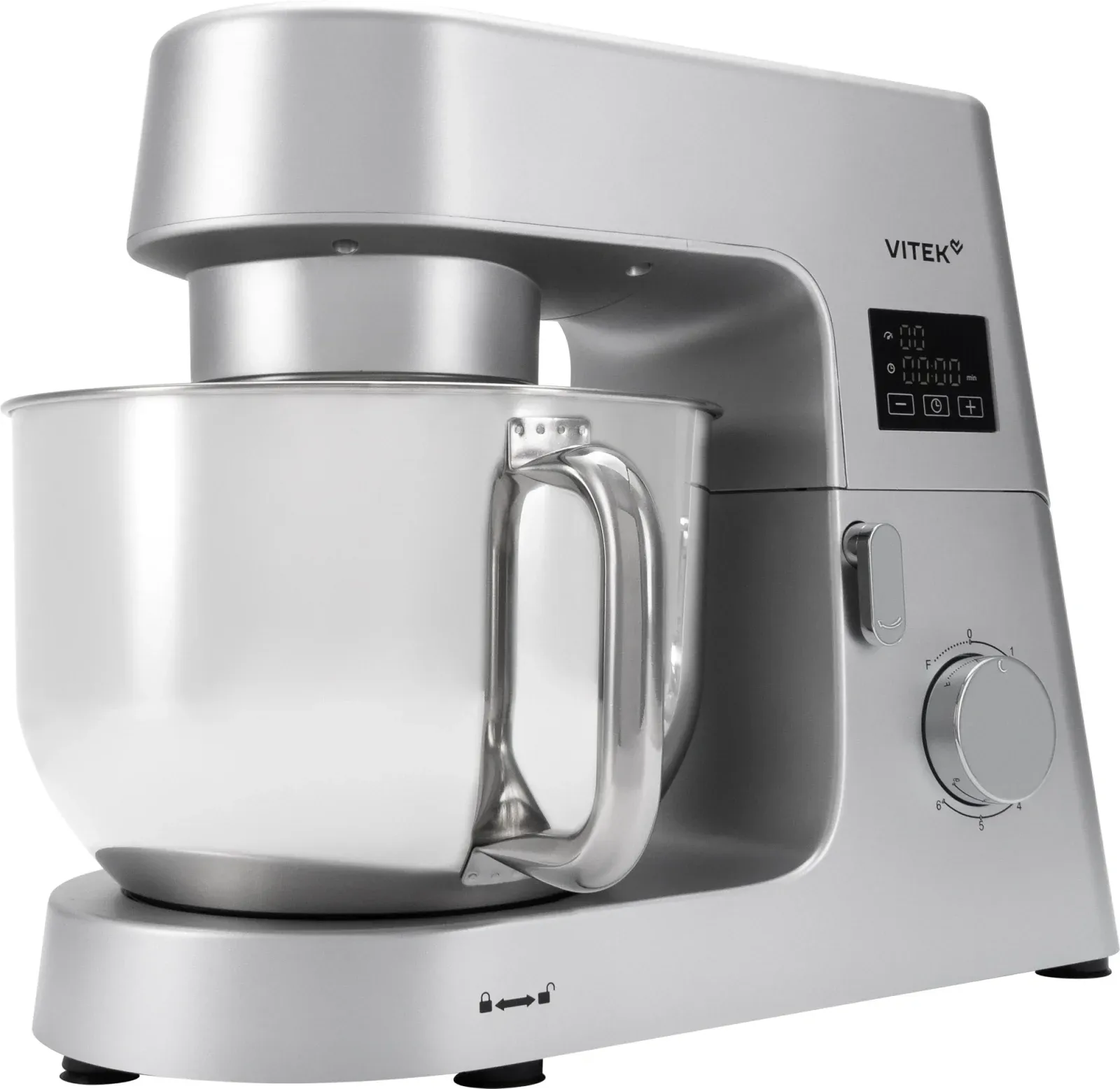 Миксер планетарный Vitek VT-PM0550 2000Вт серебристый - фото 5