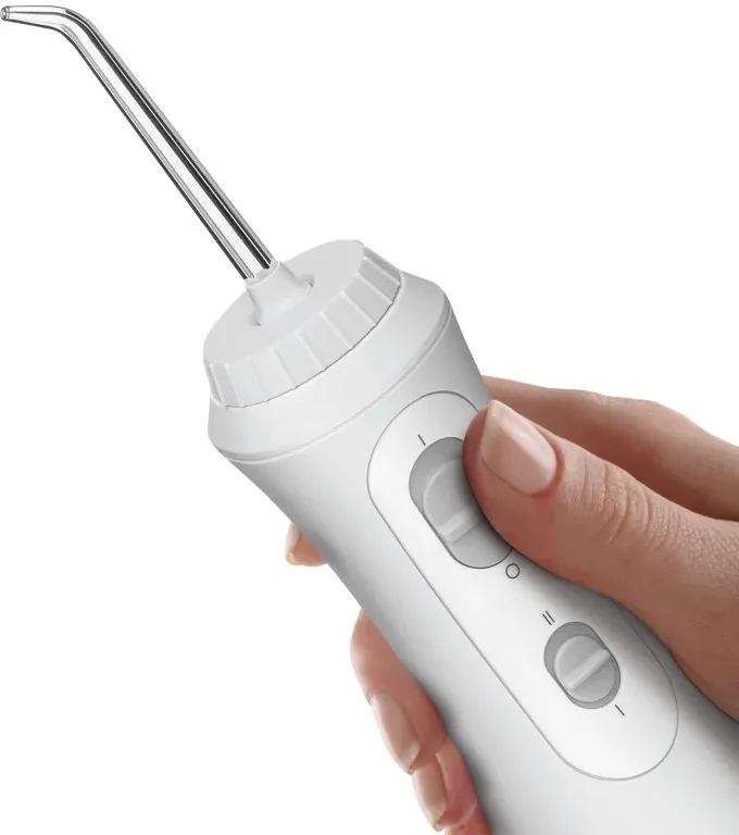 Ирригатор Waterpik WP-490 EU портатив. импульсн. 4насад. белый - фото 5