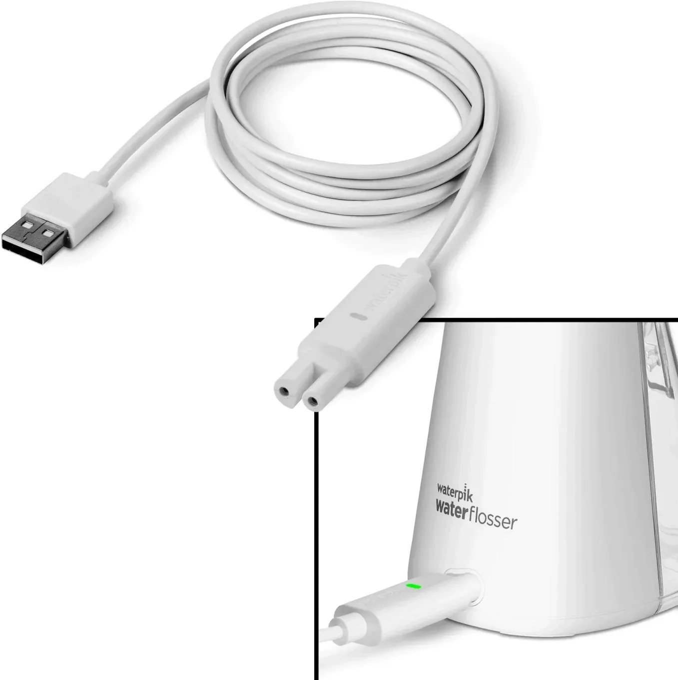 Ирригатор Waterpik WP-490 EU портатив. импульсн. 4насад. белый - фото 6