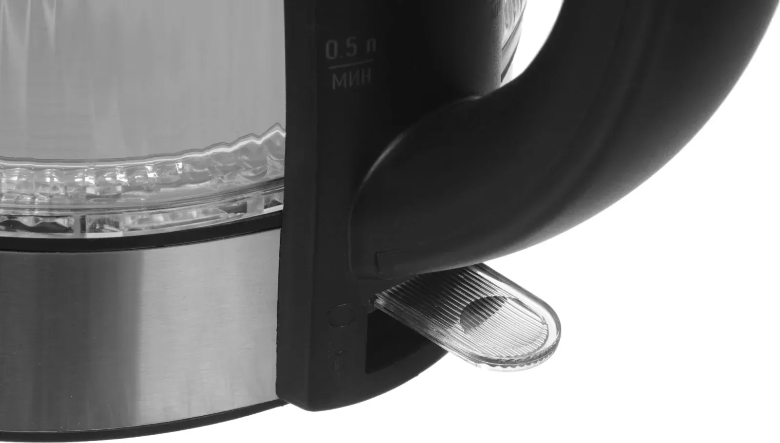 Чайник электрический Centek CT-0013 1.8л. 2200Вт серебристый корпус: стекло/пластик - фото 7