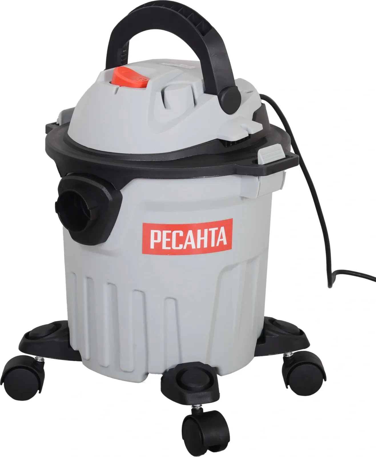 Строительный пылесос Ресанта ПС-1400-15 1400Вт уборка: сухая/влажная/выдув серый - фото 4