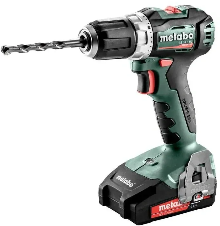 Дрель-шуруповерт Metabo BS 18 L BL 18Вт аккум. патрон:быстрозажимной кейс в комплекте 613155500 - фото 3
