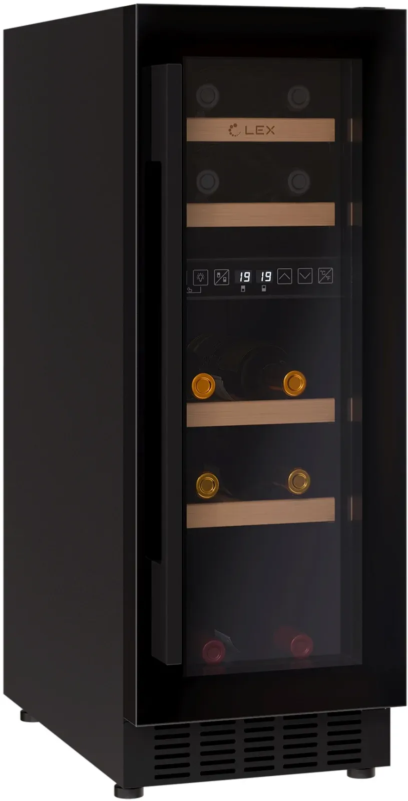 Для вина LEX LWD3017BL dual zone черный - фото 4