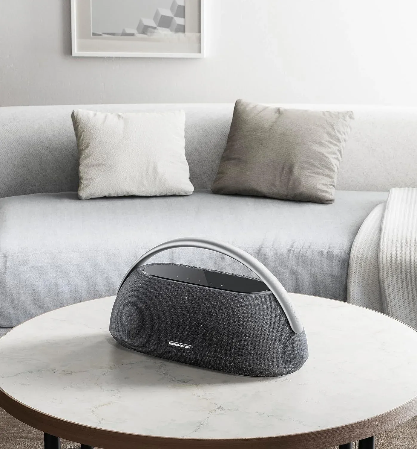 Колонка порт. Harman Kardon Go + Play 3 черный 160W 2.1 BT/3.5Jack 10м HKGOPLAY3BLKUK - фото 7
