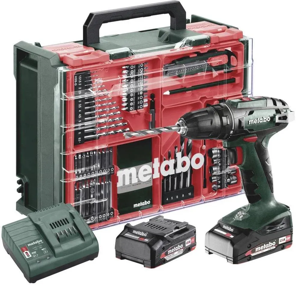 Дрели METABO BS 18 SET - фото 1