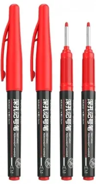Маркеры DELI SK212 RED красный - фото 2