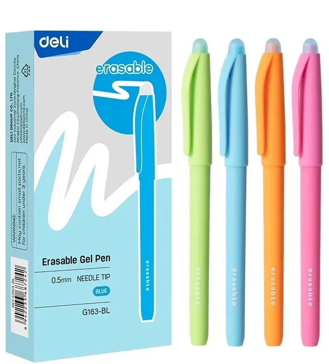 Гелевые ручки DELI EG163-BL - фото 1