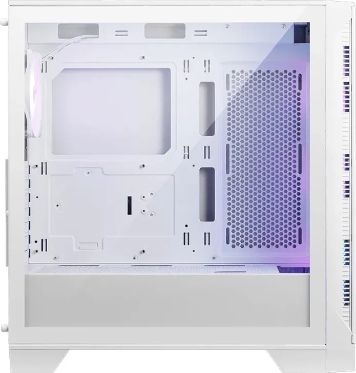 Корпус MSI MAG Forge 320R Airflow белый без БП ATX 7x120mm 4x140mm 2xUSB3.0 audio bott PSU - фото 2