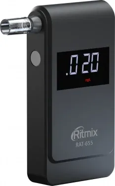 Алкотестер Ritmix RAT-655 электрохимический черный - фото 7