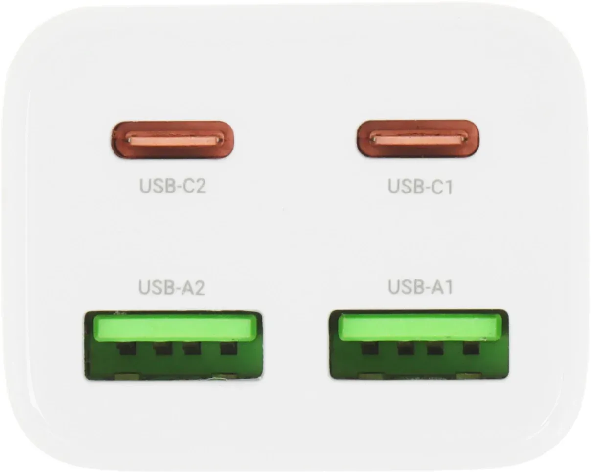 Сетевое зар./устр. Hoco N56 Fundador 30W 3A PD 2xUSB/USB type-C универсальное белый 32508 - фото 5