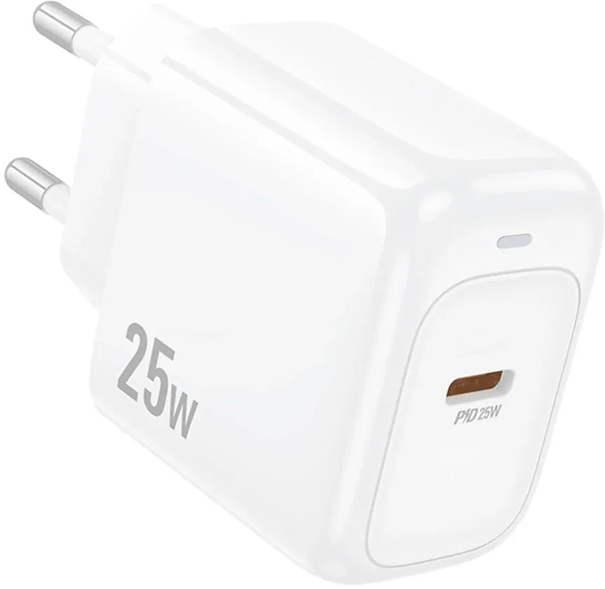 Сетевое зар./устр. Hoco CS53A Surplus 25W 3A PD USB Type-C универсальное белый 31488 - фото 4