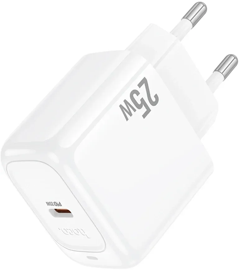Сетевое зар./устр. Hoco CS53A Surplus 25W 3A PD USB Type-C универсальное белый 31488 - фото 5