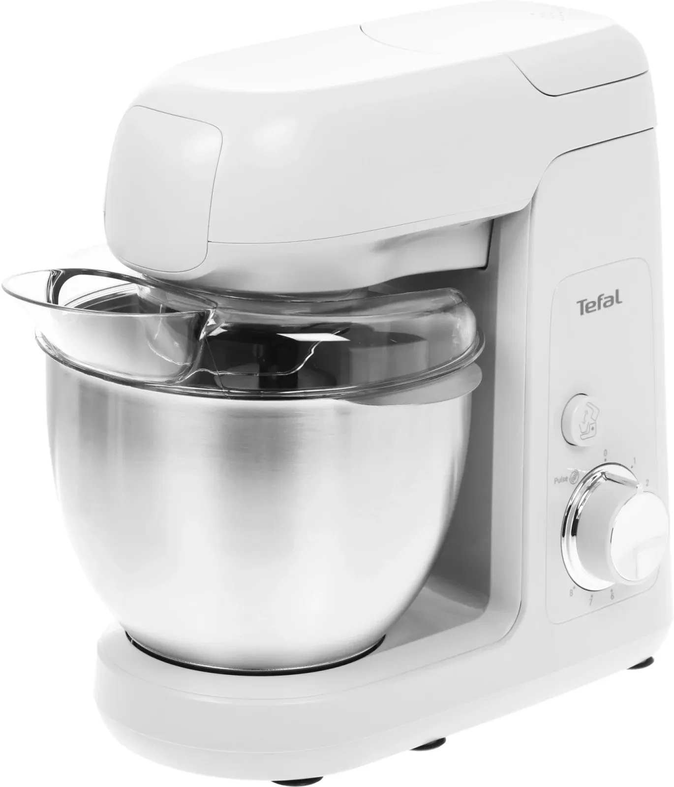 Кухонная машина Tefal Bake Partner QB520B38 планетар.вращ. 1100Вт серый/серебристый - фото 2