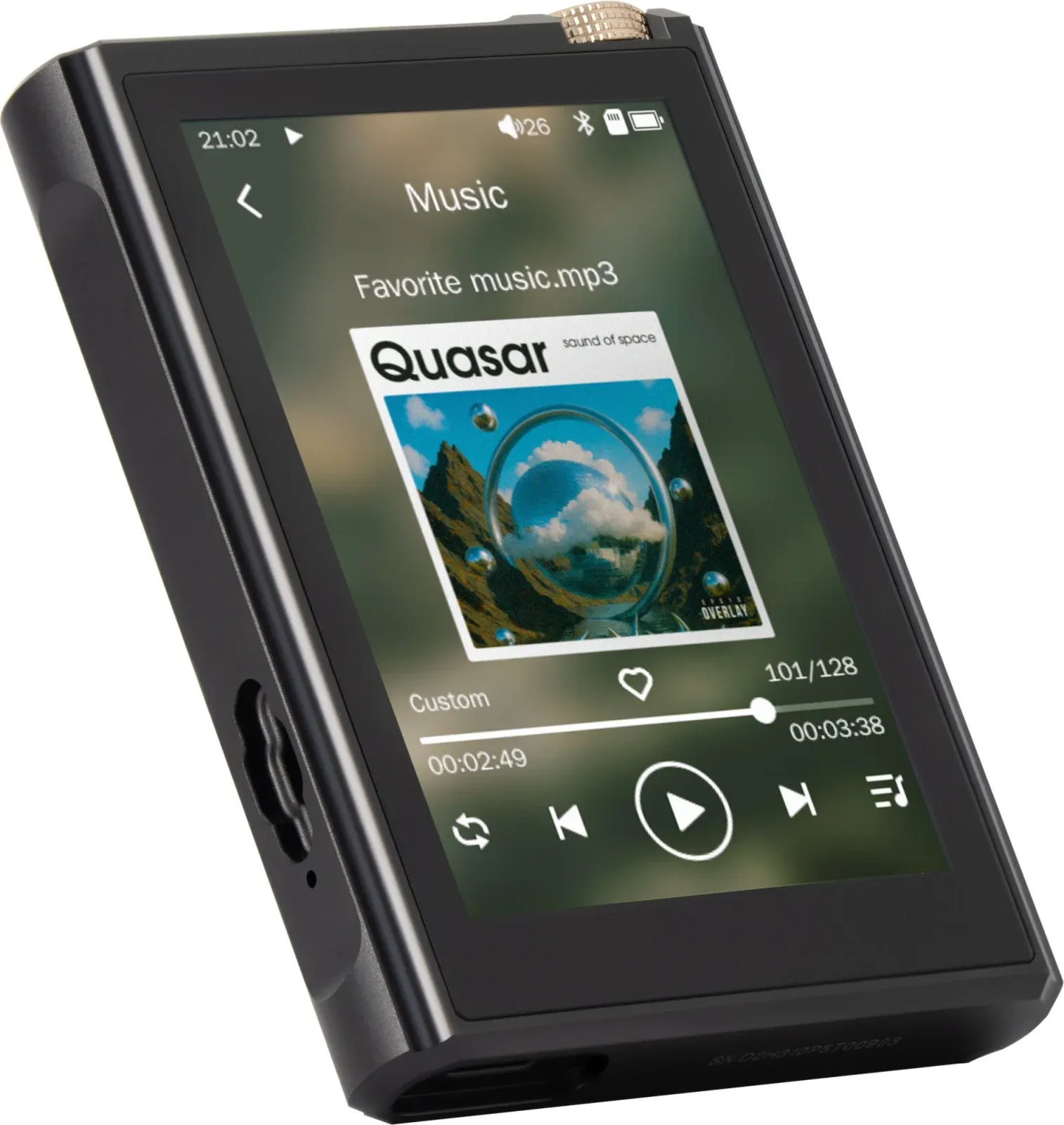 Плеер Hi-Fi Flash Digma Pro XT7 черный/золотистый/3.5/microSD/microSDHC - фото 8