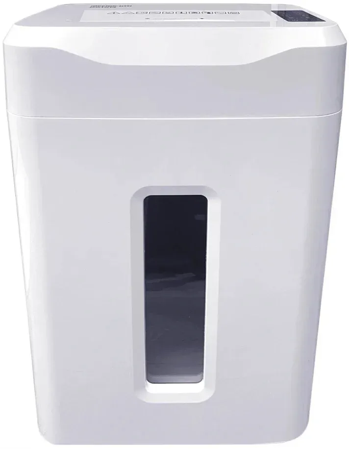 Шредер Office Kit S215N 3,9x38 белый секр.P-4 фрагменты 22лист. 35лтр. скрепки скобы пл.карты CD - фото 2