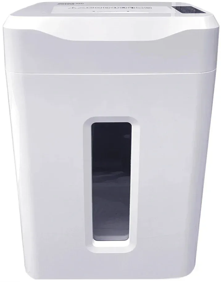 Шредер Office Kit S243N 3,9х38 белый секр.P-4 фрагменты 35лист. 35лтр. скрепки скобы пл.карты CD - фото 2