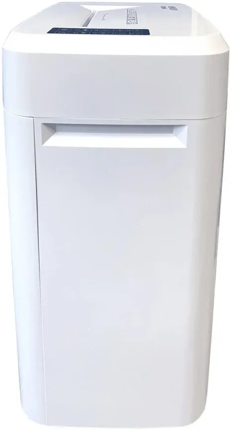 Шредер Office Kit S243N 3,9х38 белый секр.P-4 фрагменты 35лист. 35лтр. скрепки скобы пл.карты CD - фото 4