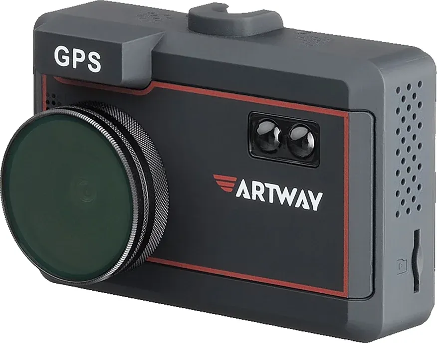 Видеорегистратор с радар-детектором Artway Combo MD-205 черный 1296p 170гр. GPS - фото 1