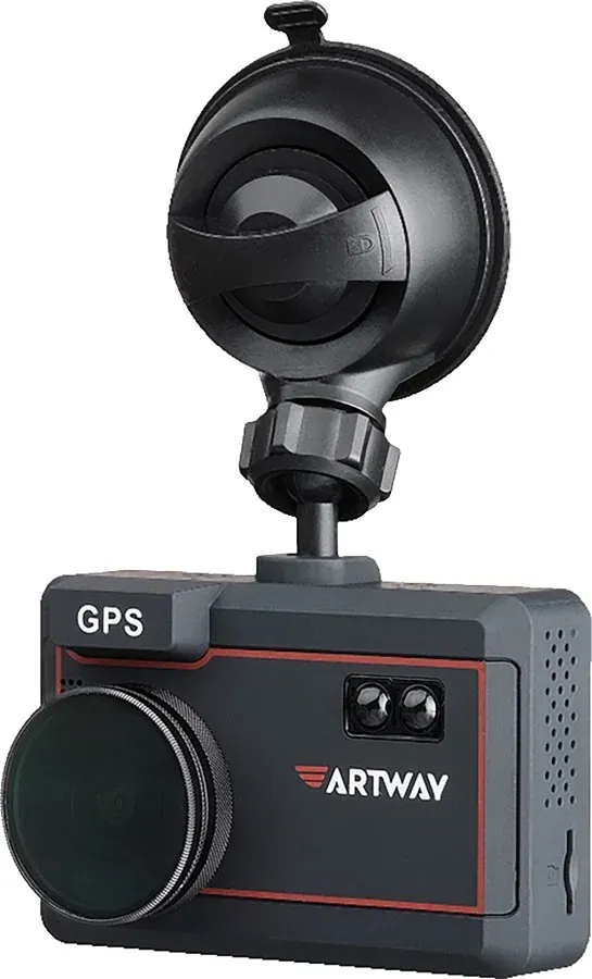 Видеорегистратор с радар-детектором Artway Combo MD-205 черный 1296p 170гр. GPS - фото 6