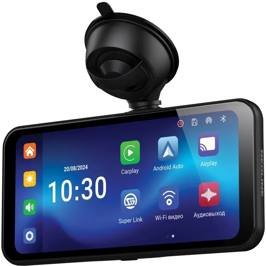 Видеорегистратор Neoline SmartWay A100 черный 8Mpix 2160x3840 160гр. Allwinner - фото 3
