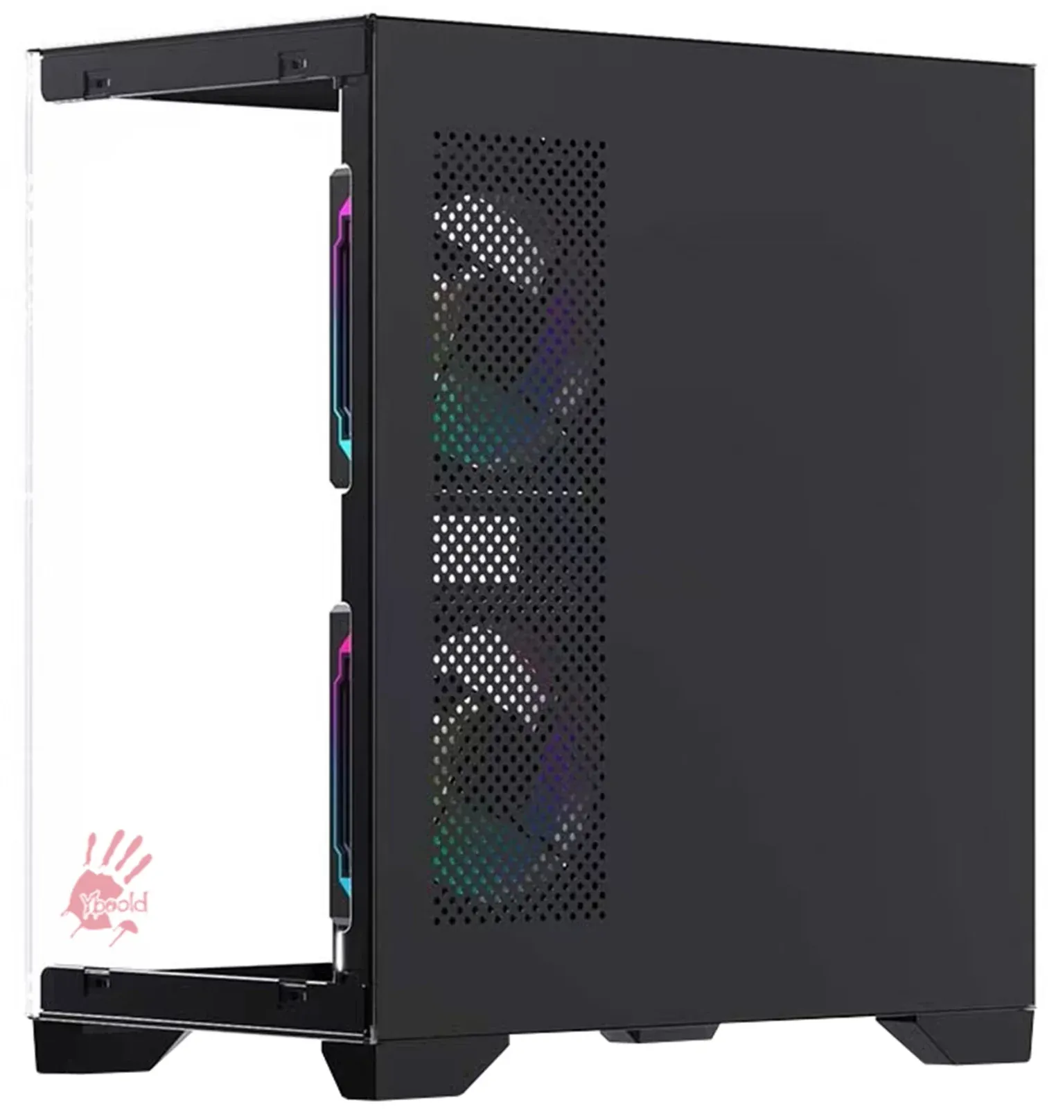 Корпус Bloody BD-CC103F черный без БП mATX 7x120mm 1xUSB2.0 1xUSB3.0 audio bott PSU - фото 5