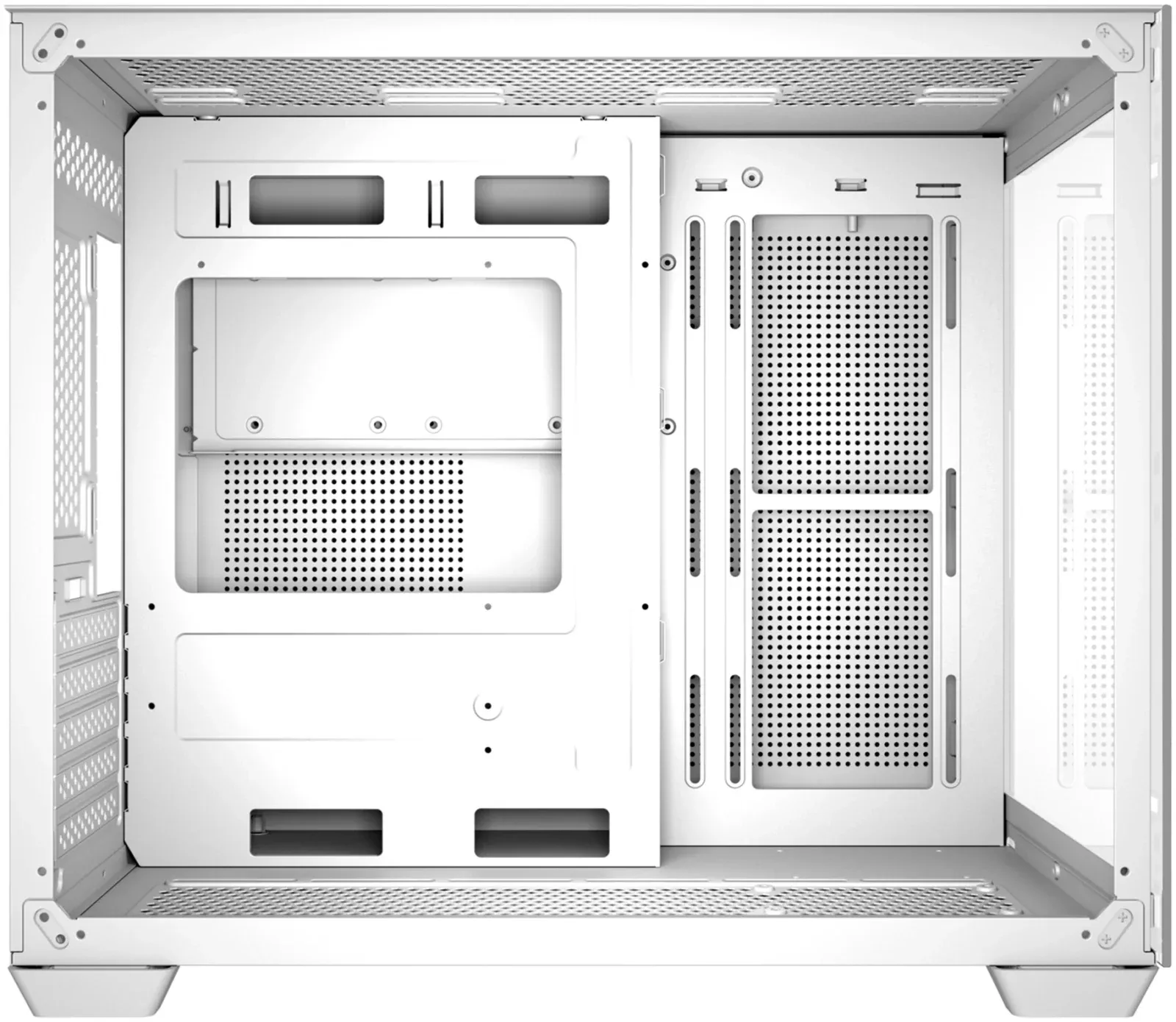 Корпус Bloody BD-CC108 белый без БП mATX 9x120mm 2xUSB3.0 audio bott PSU - фото 7