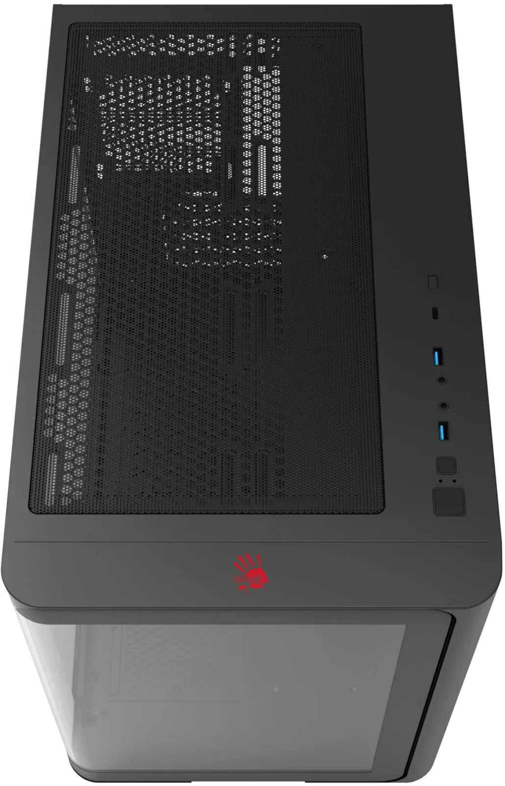 Корпус Bloody BD-CC112 черный без БП mATX 9x120mm 2xUSB3.0 audio bott PSU - фото 4