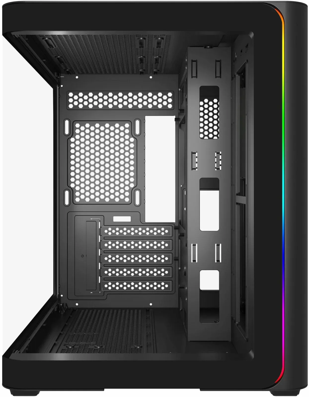 Корпус Bloody BD-CC112 черный без БП mATX 9x120mm 2xUSB3.0 audio bott PSU - фото 7