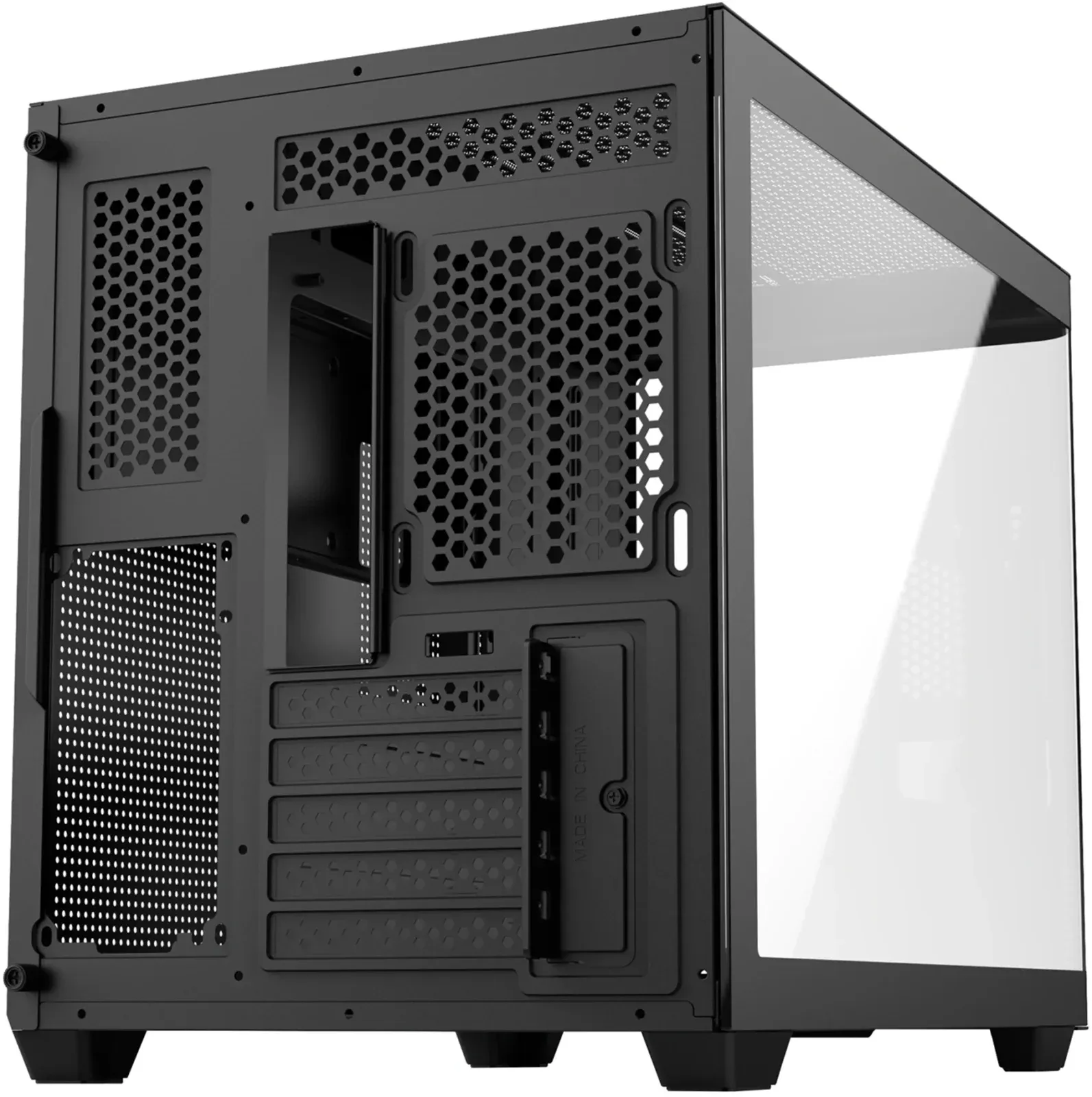 Корпус Bloody BD-CC112 черный без БП mATX 9x120mm 2xUSB3.0 audio bott PSU - фото 8