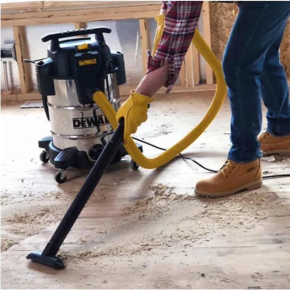 Строительный пылесос DeWalt DXV30SPTA 1150Вт уборка: сухая/сбор воды/выдув серый - фото 4