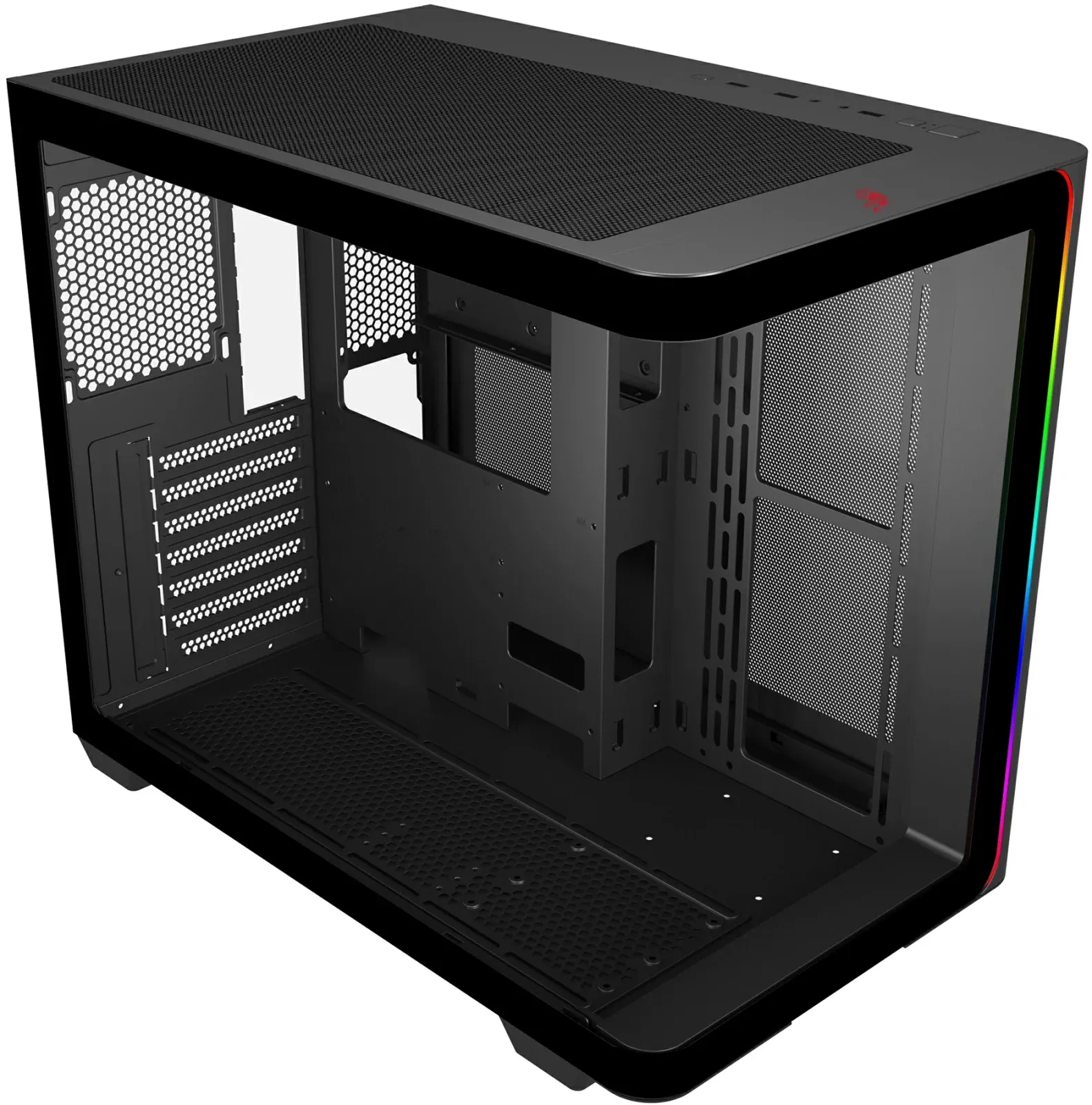 Корпус Bloody BD-CC113 черный без БП ATX 10x120mm 2xUSB3.0 audio bott PSU - фото 5