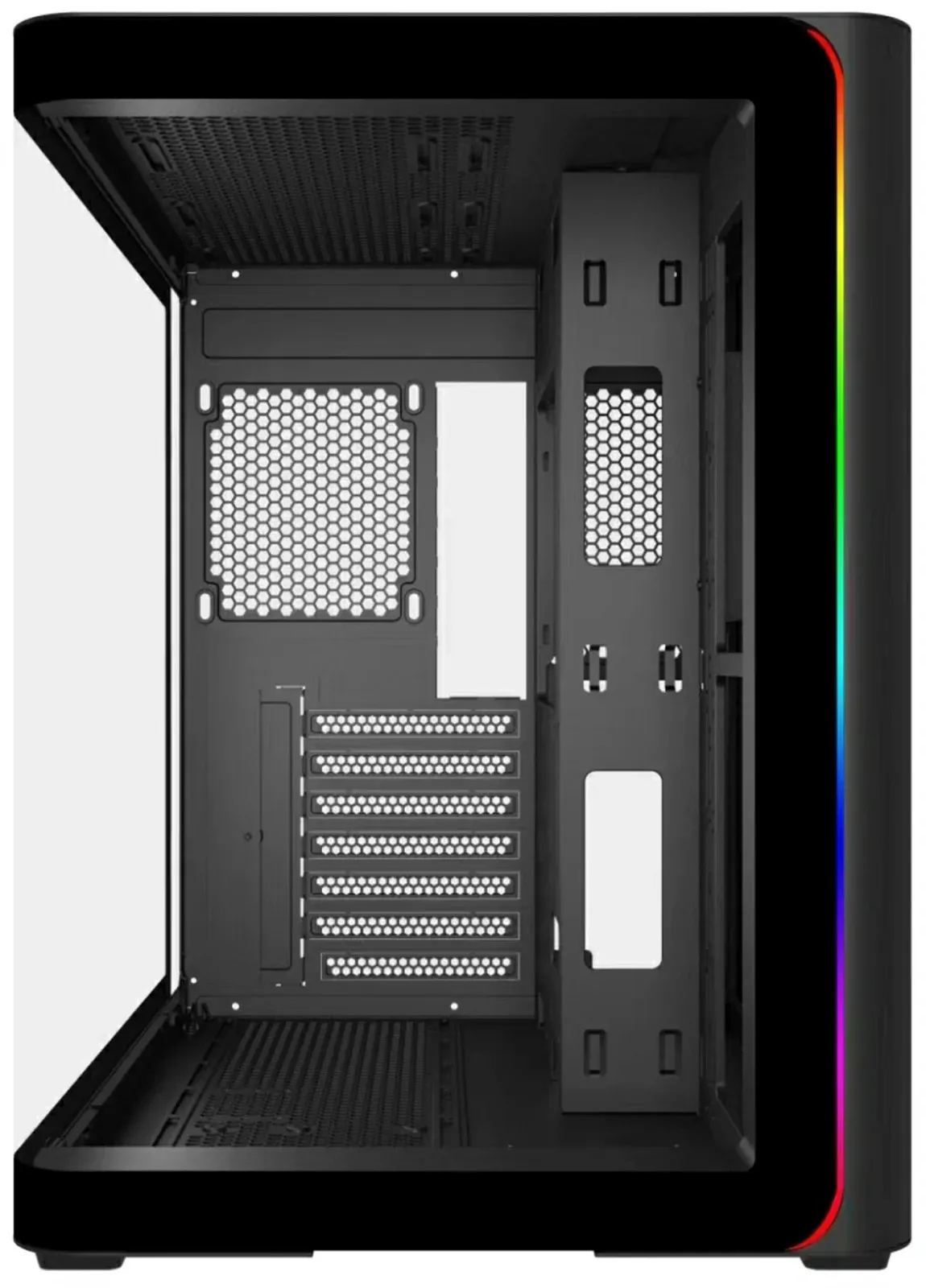 Корпус Bloody BD-CC113 черный без БП ATX 10x120mm 2xUSB3.0 audio bott PSU - фото 6
